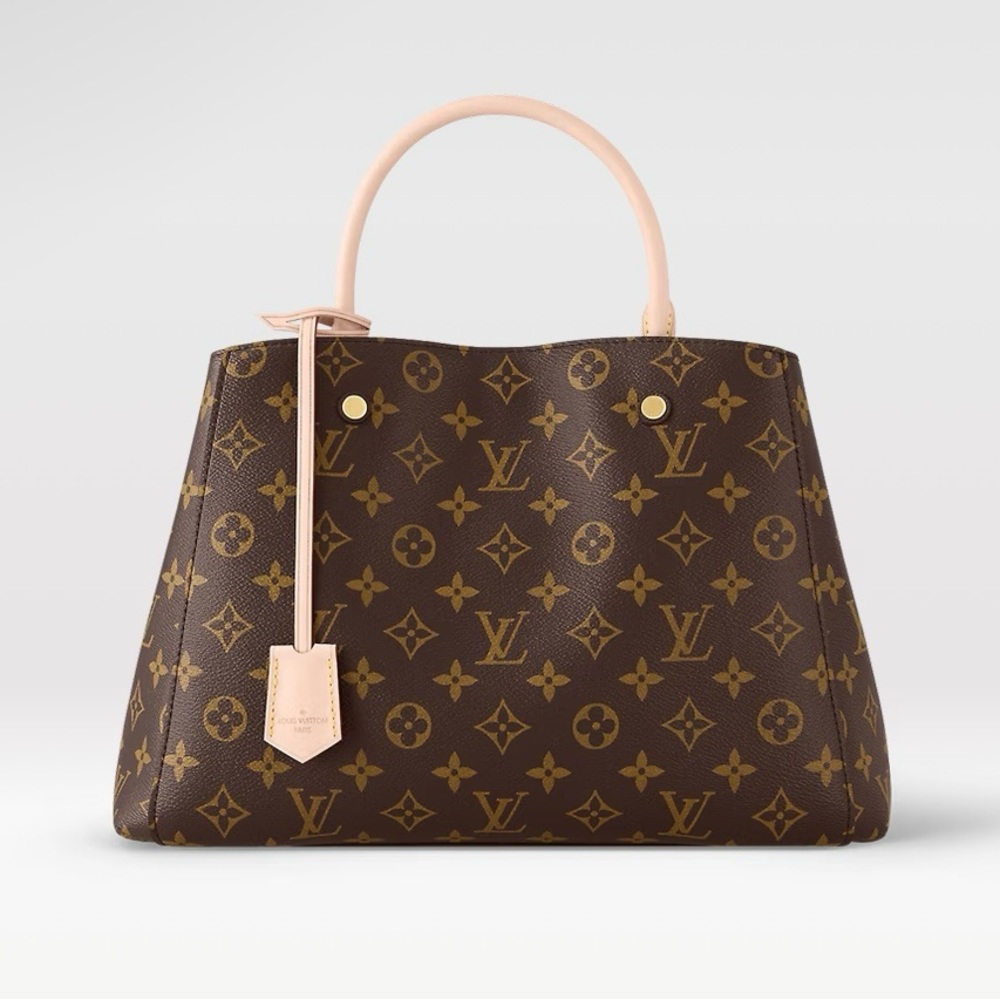 LOUIS VUITTON MONTAIGNE MONOGRAM CANVAS GM TOTE HANDBAG